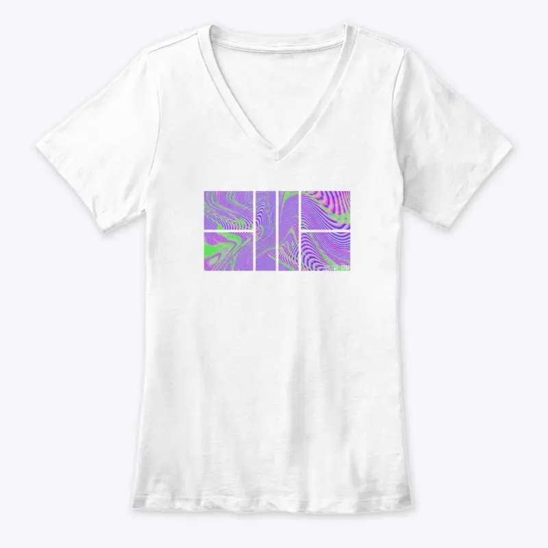 Pickleball Court T-Shirt - Retro Purple