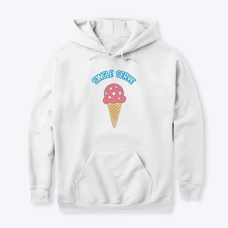 Single Serve Pickleball Ice Cream Hoodie